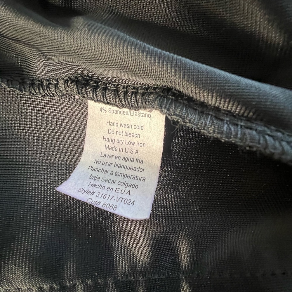 Vintage Wet Seal Y2K Black Stretch Velvet Cropped Jacket  Size Large Made USA - Picture 4 of 6